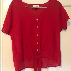 Red Blouse